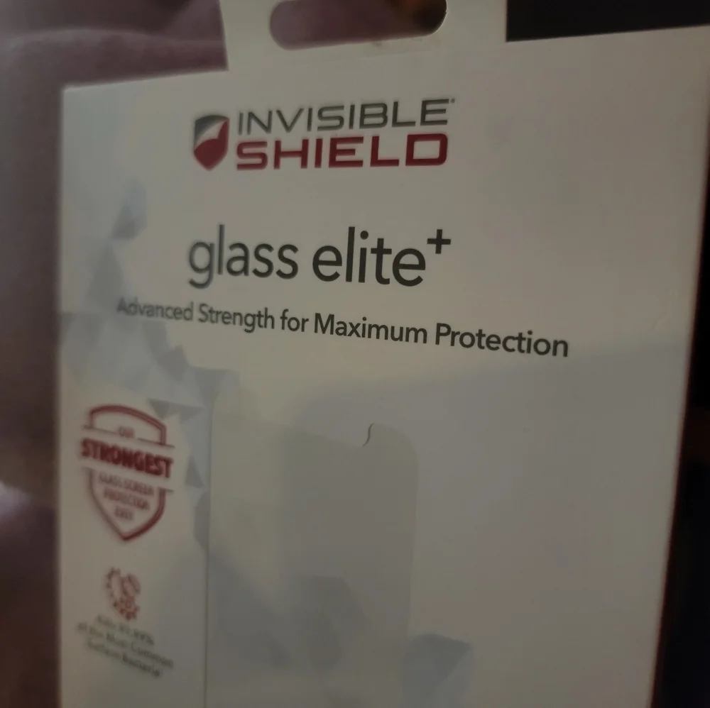 InvisibleShield Glass Elite＋ * antimicrobial * screen protector * iPhone * NWT
